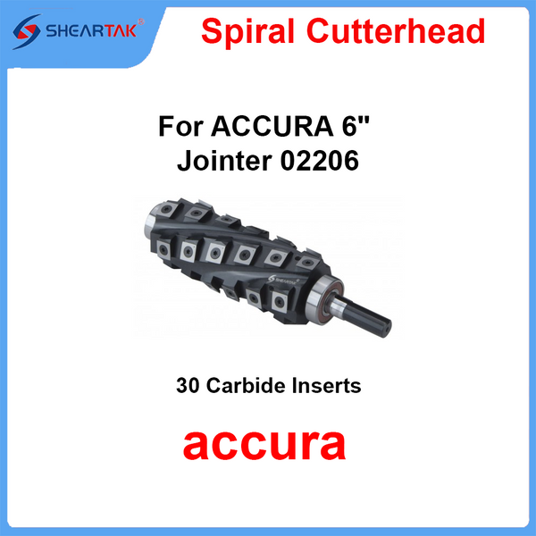 Spiral Cutterhead for ACCURA  6" Jointer 02206