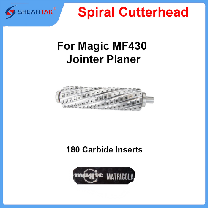 Spiral Cutterhead for Magic MF430 Jointer Planer