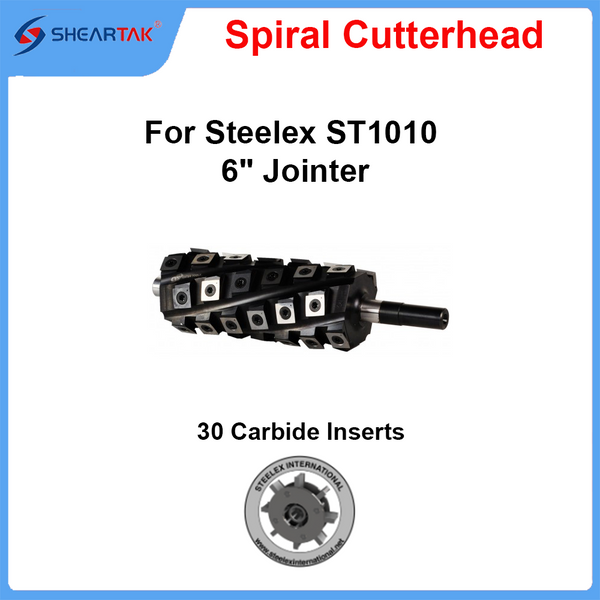 Spiral Cutterhead for Steelex ST1010 6" Jointer