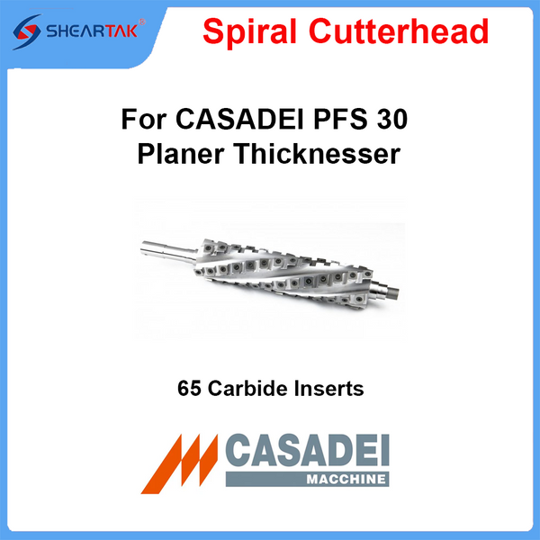 Spiral Cutterhead for CASADEI PFS 30 Planer Thicknesser