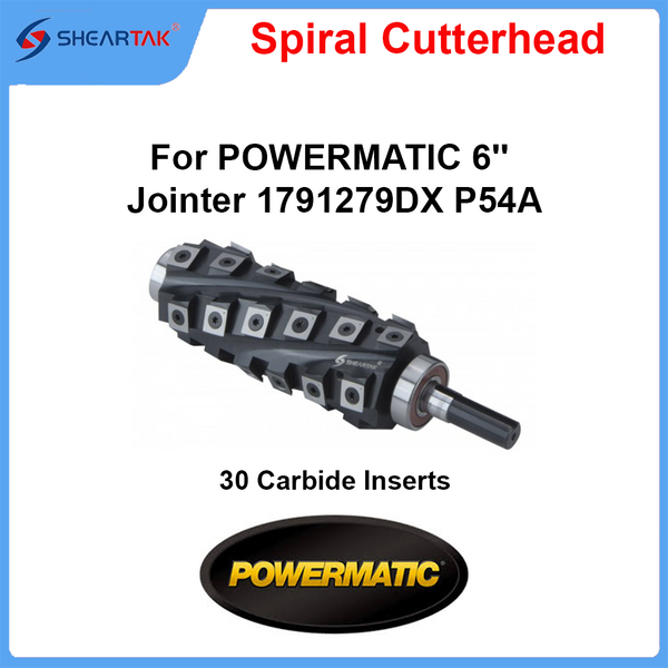 Spiral Cutterhead for POWERMATIC 6'' Jointer 1791279DX P54A