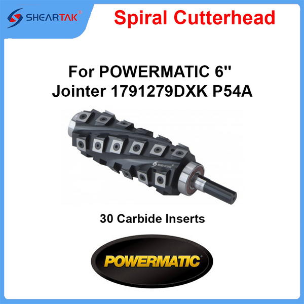 Spiral Cutterhead for POWERMATIC 6'' Jointer 1791279DXK P54A