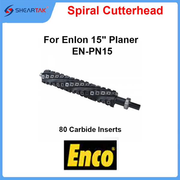 Spiral Cutterhead for Enlon 15" Planer EN-PN15