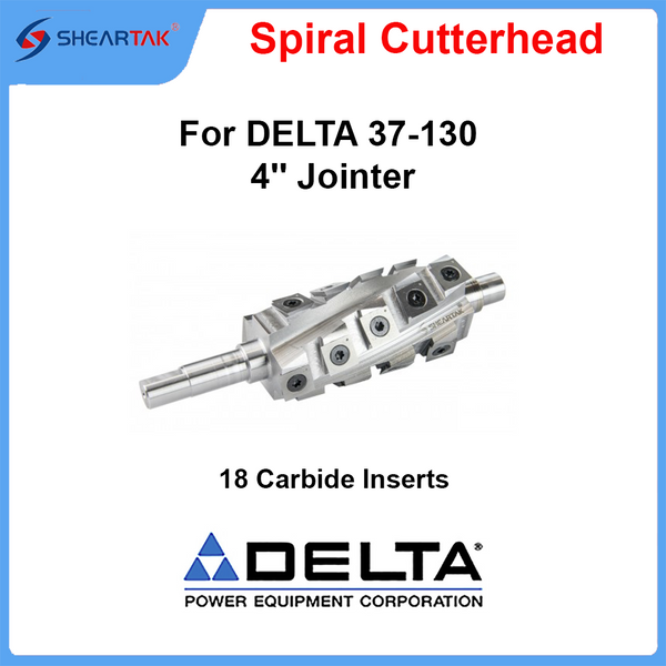 Helical Cutterhead for DELTA 37-130  4'' Jointer
