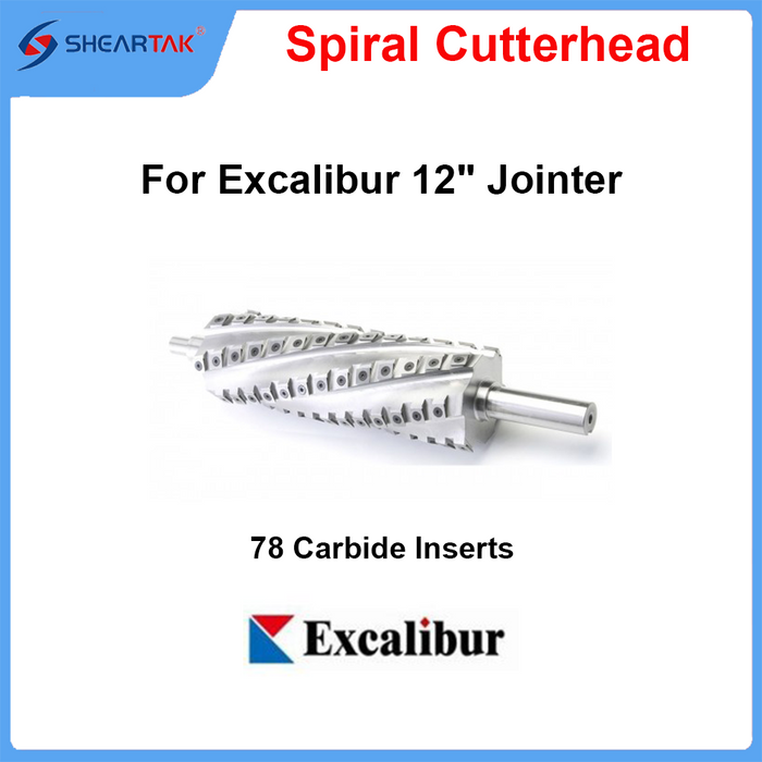 Spiral Cutterhead for Excalibur 12"  Jointer