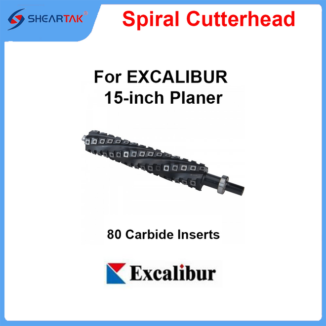 Spiral Cutterhead for EXCALIBUR 15-inch Planer