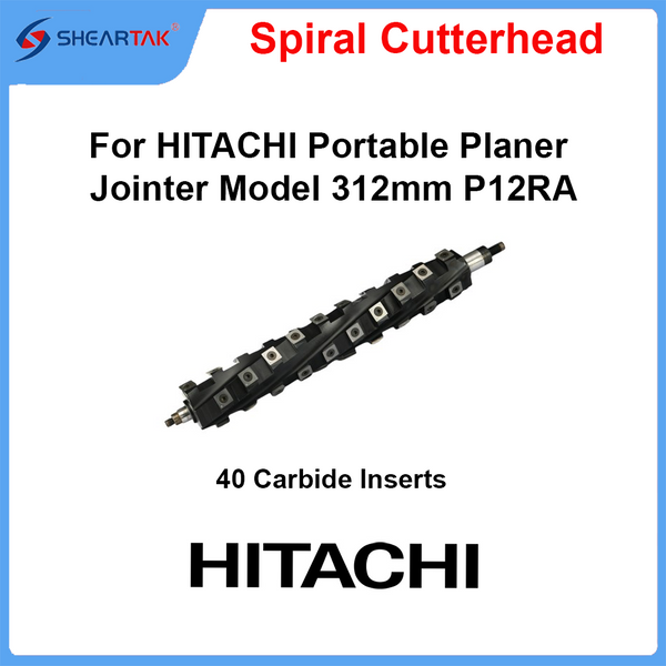 Spiral  Planer Head for HITACHI Portable Planer Model 312mm P12RA