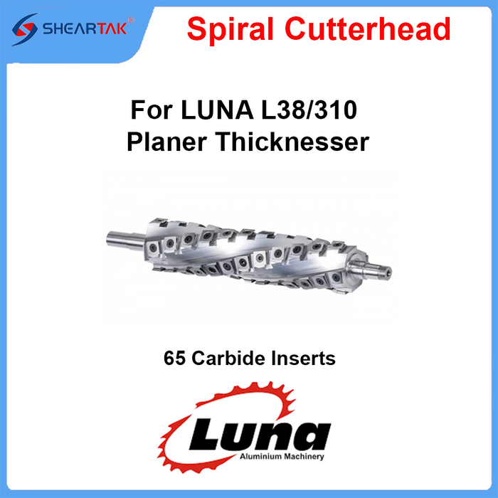 Spiral Cutterhead for LUNA L38/310 Planer Thicknesser