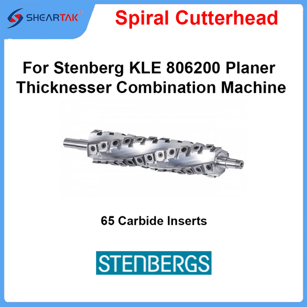 Spiral Cutterhead for Stenberg KLE 806200 Planer Thicknesser Combination Machine