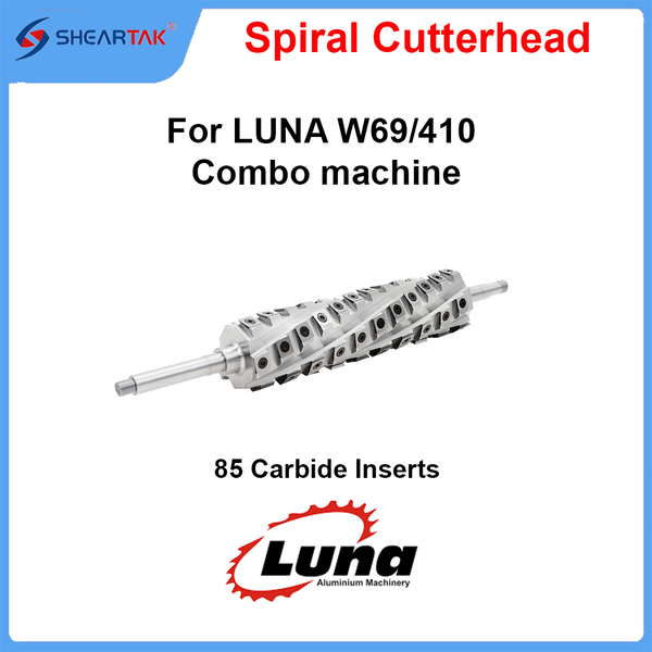 Spiral Cutterhead for LUNA W69/410 Combo machine
