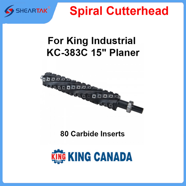 Helical head for King Industrial KC-383C 15" Planer