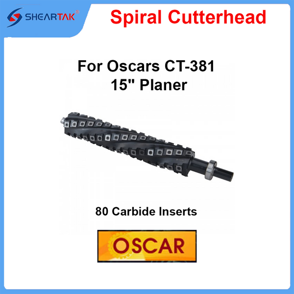 Spiral Cutterhead for Oscars CT-381 15" Planer