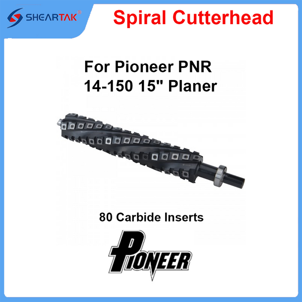 Spiral Helical Cutterhead for Pioneer PNR 14-150 15" Planer