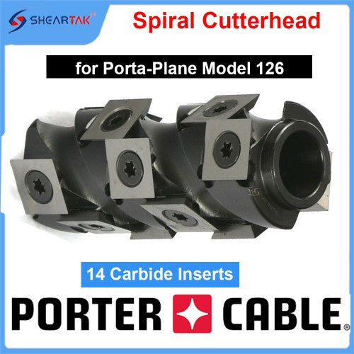 Helical Head for Porter Cable 126 Planer