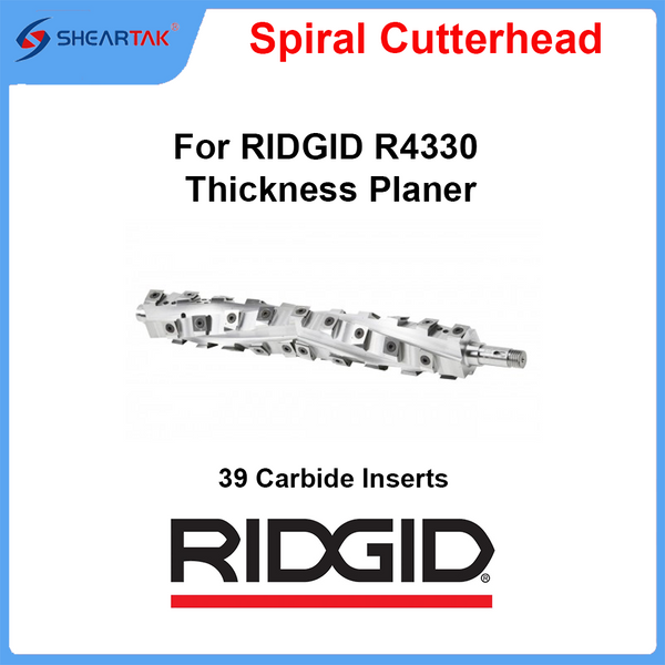 V-spiral Cutterhead, helical Cutterhead for RIDGID R4330 Planer