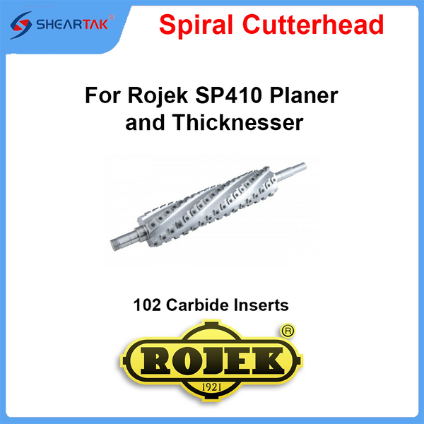 Spiral Cutterhead for Rojek SP410 Planer and Thicknesser