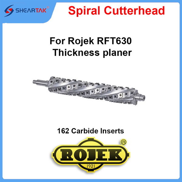Spiral Cutterhead for Rojek RFT630 Thickness planer