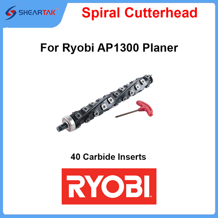 Spiral Cutterhead for Ryobi AP1300 Planer