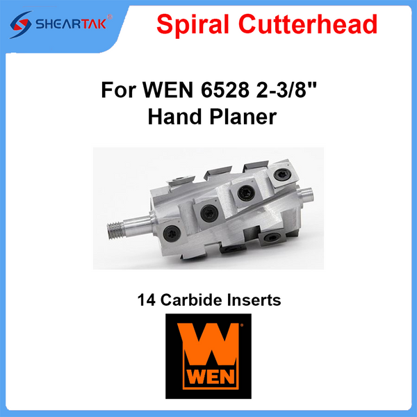 Spiral Cutterhead for WEN 6528 2-3/8" Hand Planer
