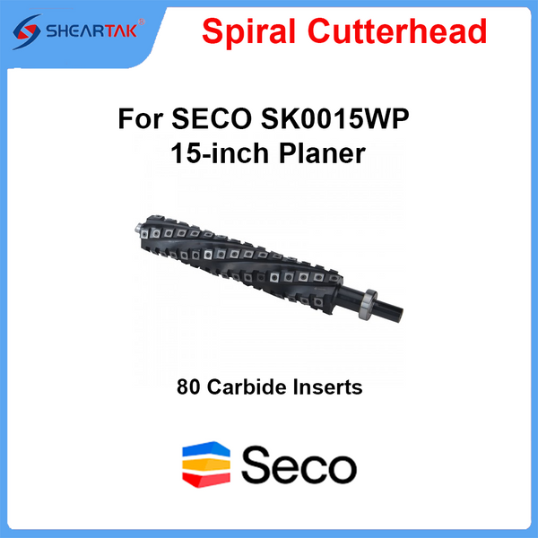 Spiral Cutterhead for SECO SK0015WP 15-inch Planer