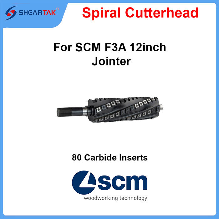 Spiral Cutterhead for SCM F3A 12inch Jointer