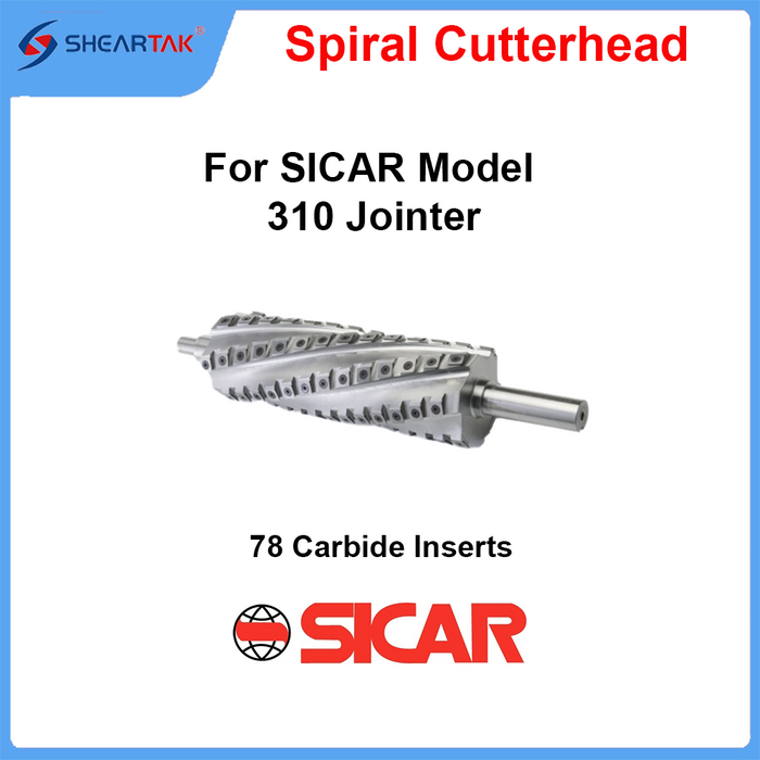 Spiral Cutterhead for SICAR Model 310