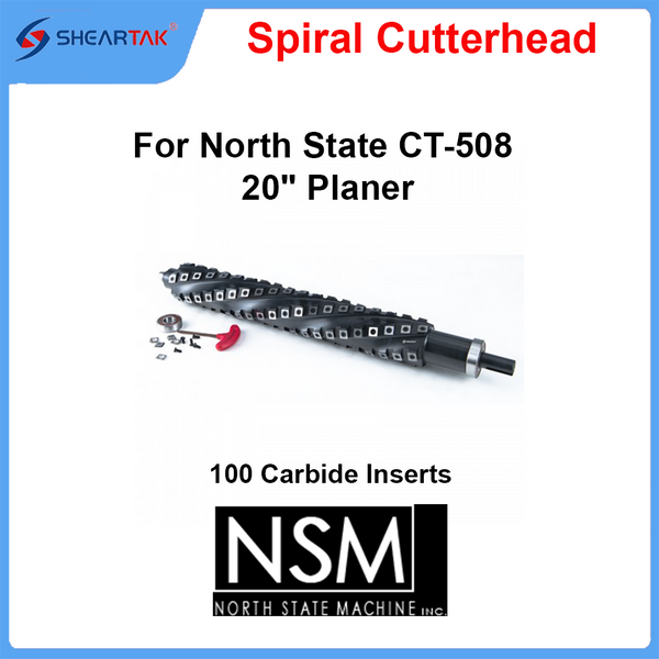 Spiral Cutterhead for North State CT-508 20 inch Planer