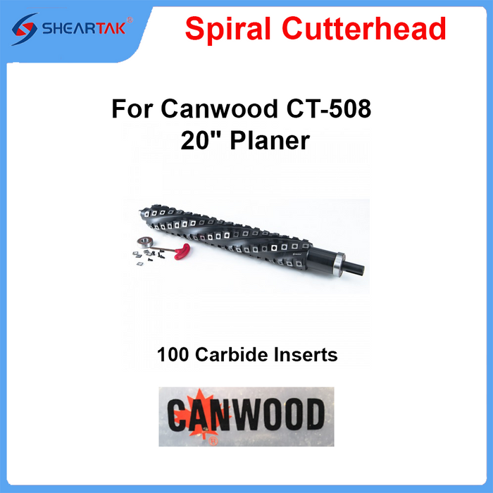Spiral Cutterhead for Canwood CT-508 20" Planer