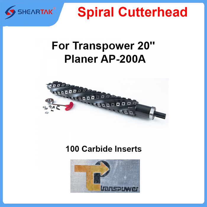 Spiral Cutterhead for  Transpower 20'' Planer AP-200A