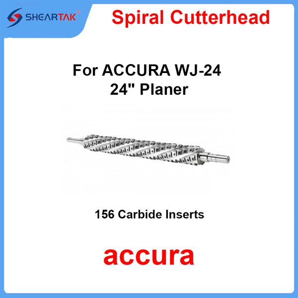 Spiral Cutterhead for ACCURA WJ-24 24" Planer