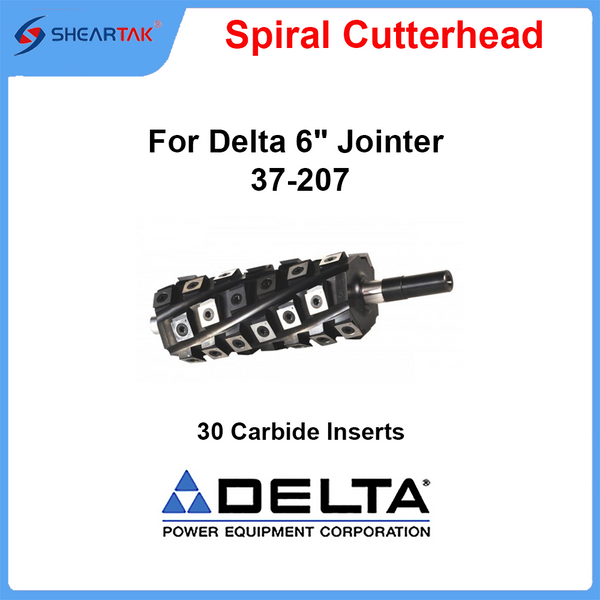 Helical Cutterhead for Delta 6" Jointer 37-207