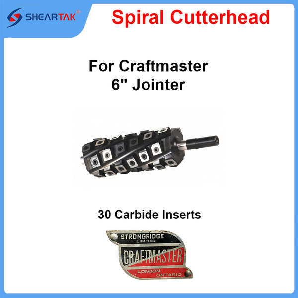 Helical Cutterhead for Craftmaster 6" Jointer