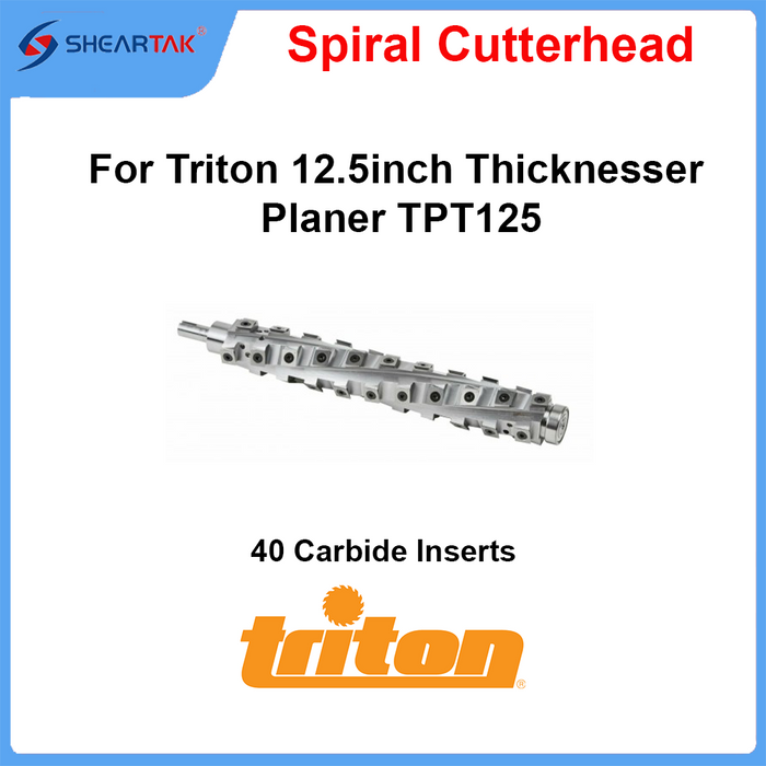 Spiral Cutterhead for Triton 12.5inch Thicknesser Planer TPT125