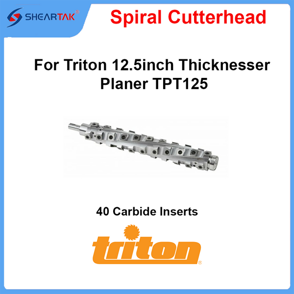 Spiral Cutterhead for Triton 12.5inch Thicknesser Planer TPT125