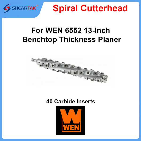 Spiral Cutterhead for WEN 6552 13-Inch Benchtop Thickness Planer