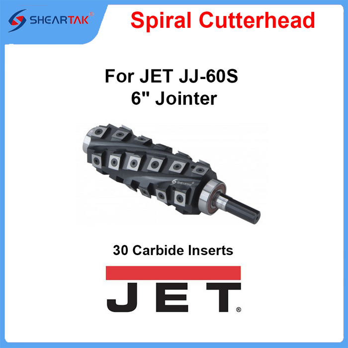 Spiral Cutterhead for JET JJ-60S  6" Jointer