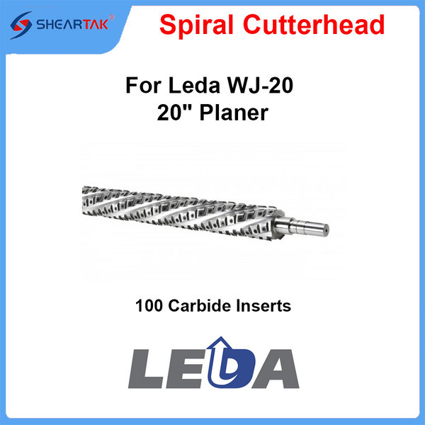 Spiral Cutterhead for Leda WJ-20 20" Planer