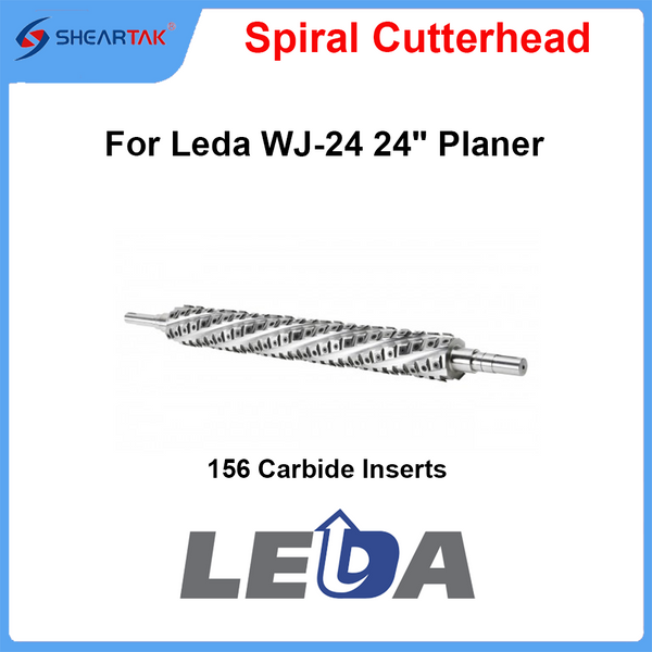 Spiral Cutterhead for Leda WJ-24 24" Planer