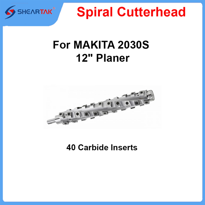 Spiral Cutterhead for MAKITA 2030S 12" Planer