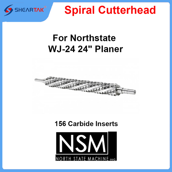 Spiral Cutterhead for Northstate WJ-24 24" Planer