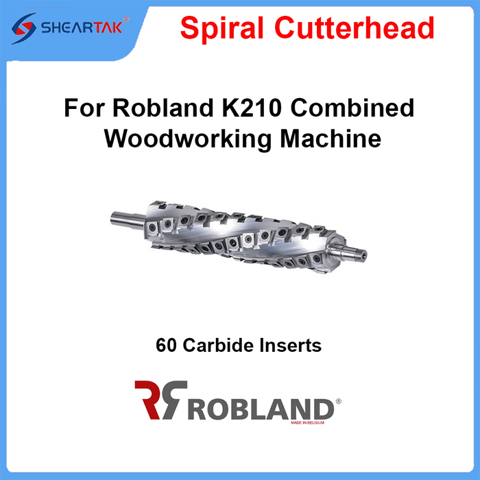 Spiral Cutterhead for Robland K210  Combined Woodworking Machine