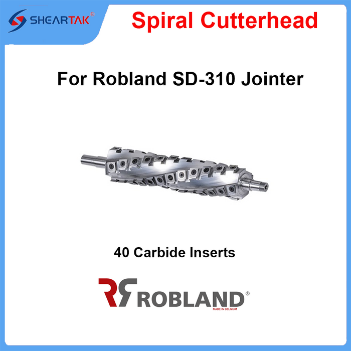 Spiral Cutterhead for  Robland SD-310 Jointer
