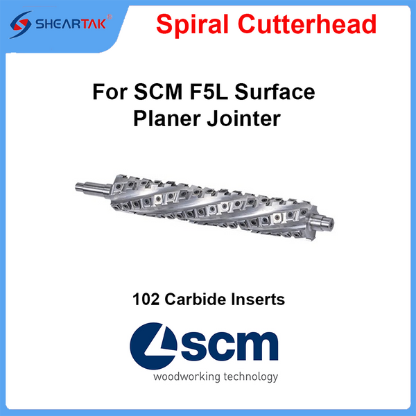 Spiral Cutterhead for SCM F5L Surface Planer Jointer