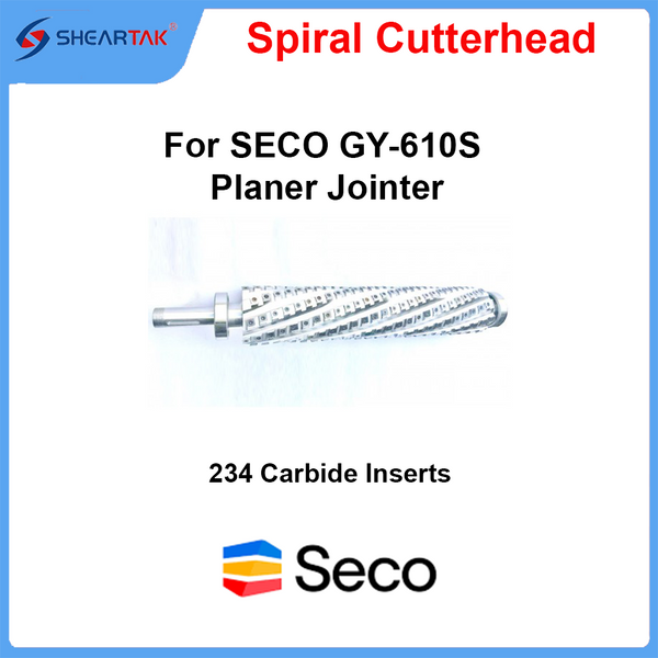 Spiral Cutterhead for SECO GY-610S Planer Jointer