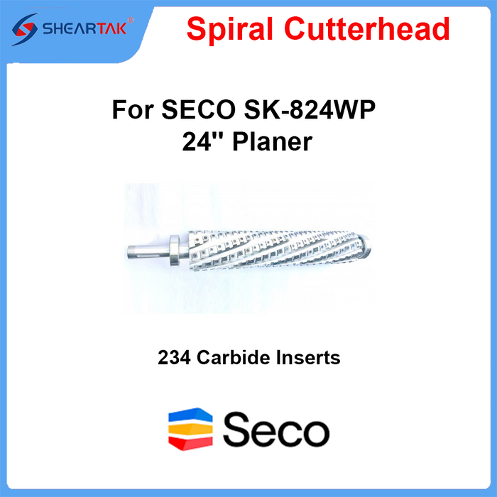 Spiral Cutterhead for SECO SK-824WP 24'' Planer