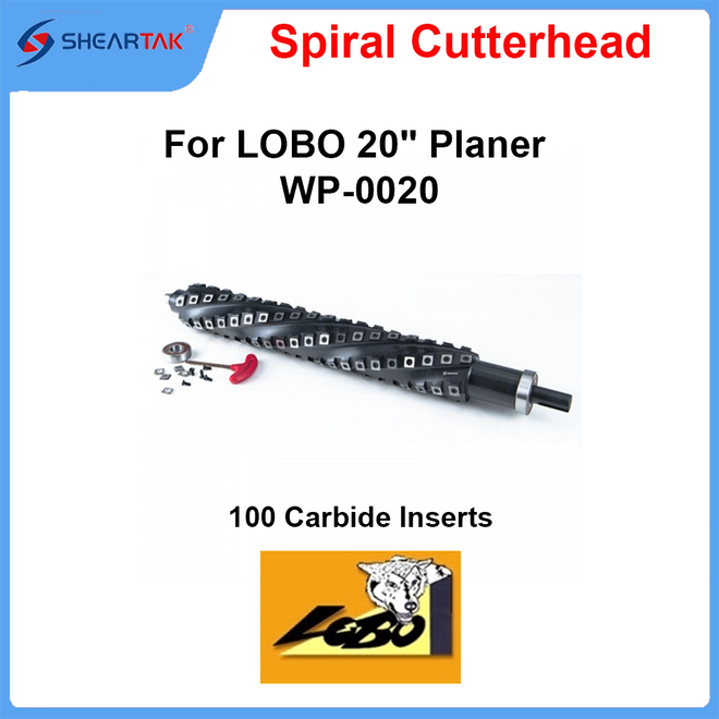 Spiral Cutterhead for  Castaly LOBO 20'' Planer WP-0020