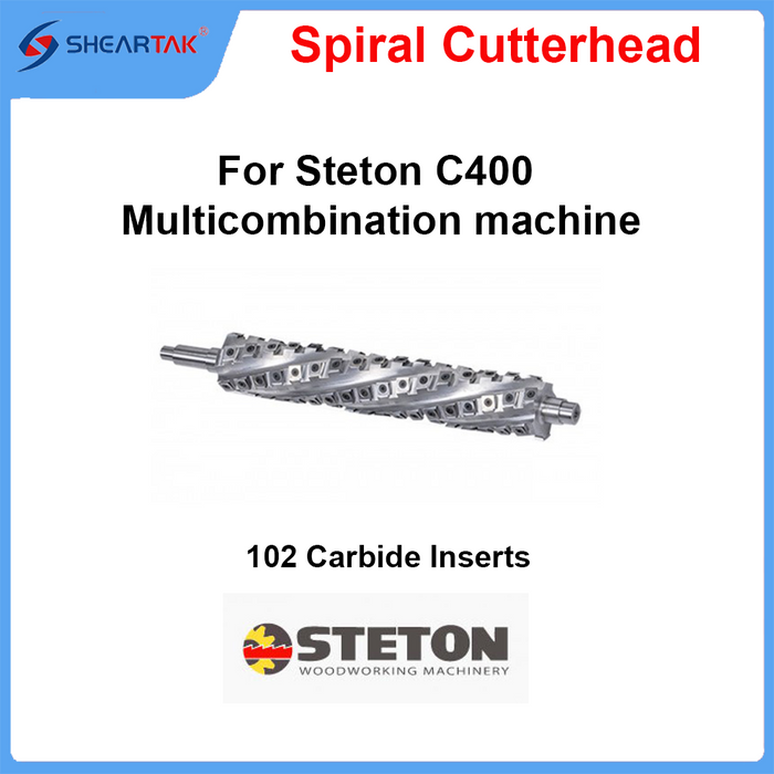 Spiral Cutterhead for Steton C400 	 Multicombination machine