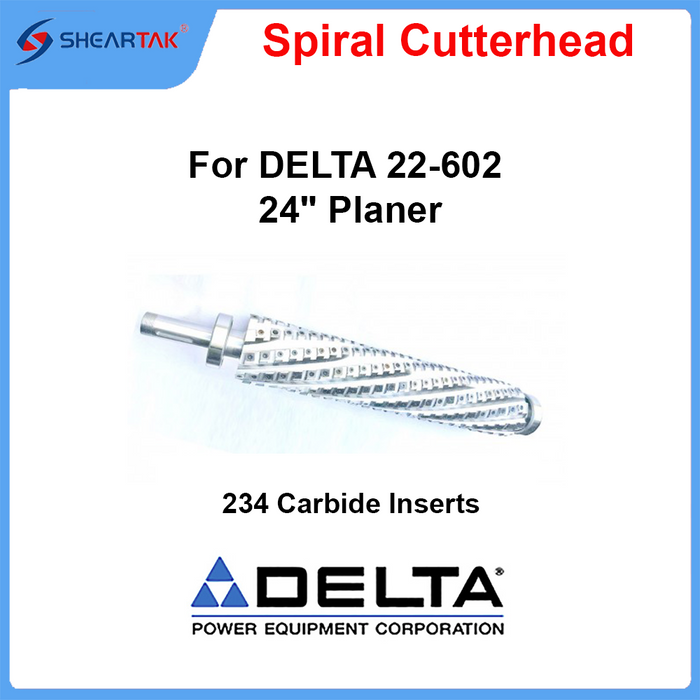 Spiral Cutterhead for DELTA 22-602 24" Planer