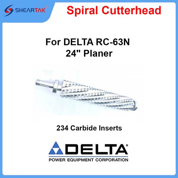 Spiral Cutterhead for DELTA RC-63N 24" Planer