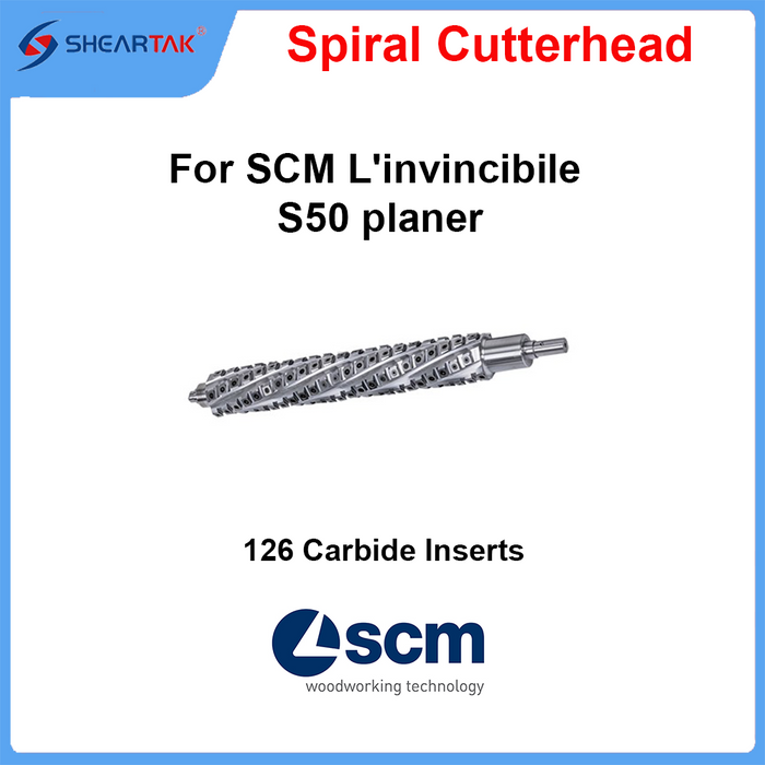 Spiral Cutterhead for SCM L'invincibile S50 planer